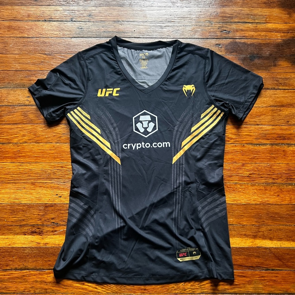 UFC Black and Gold Athletic Shirt